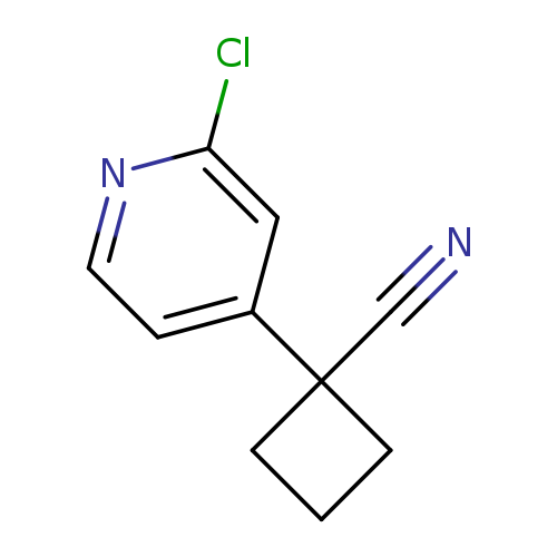 1-(2-chloropyridin-4-yl)cyclobutane-1-carbonitrile