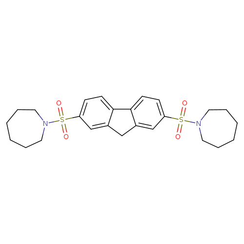 1-{[7-(azepan-1-ylsulfonyl)-9H-fluoren-2-yl]sulfonyl}azepane