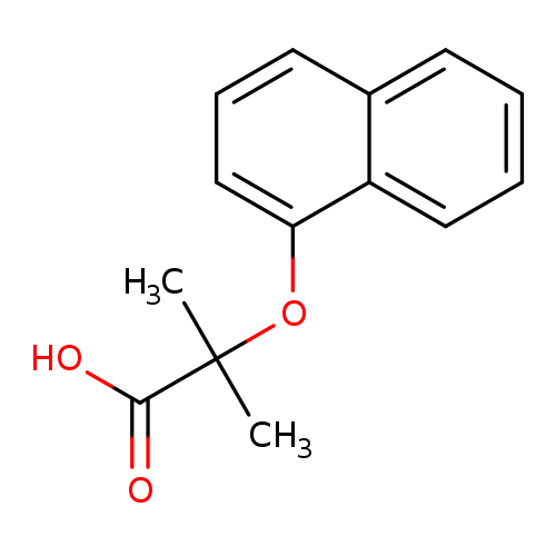 2-Methyl-2-(1-naphthyloxy)propanoic acid