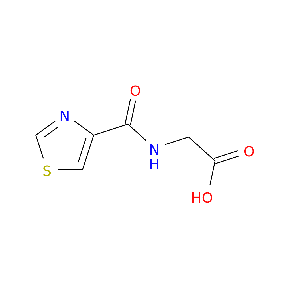 2-[(1,3-thiazol-4-yl)formamido]acetic acid
