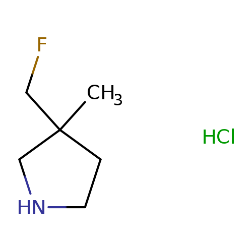3-(Fluoromethyl)-3-methylpyrrolidine hydrochloride