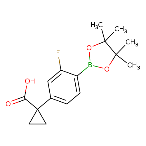 4-(1-Carboxycyclopropyl)-2-fluorophenylboronic acid pinacol ester