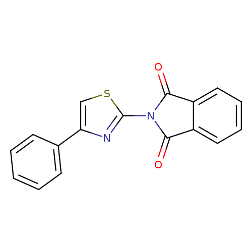 2-(4-phenyl-1,3-thiazol-2-yl)-2,3-dihydro-1H-isoindole-1,3-dione