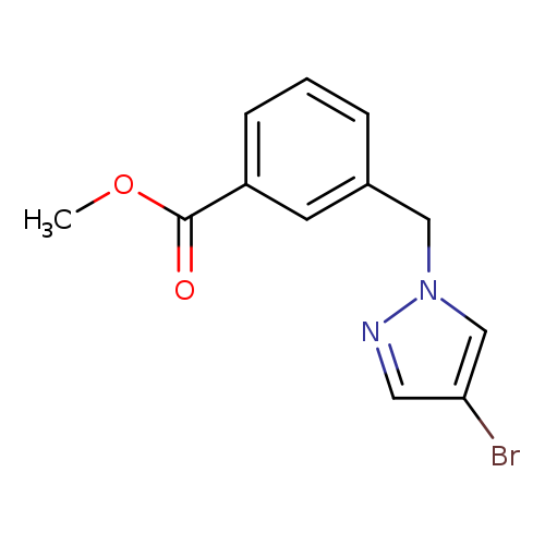 Methyl 3-((4-bromo-1H-pyrazol-1-yl)methyl)benzoate
