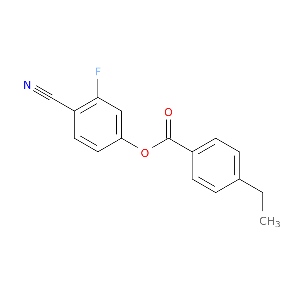 4-Cyano-3-fluorophenyl 4-ethylbenzoate