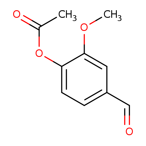 4-Formyl-2-methoxyphenyl acetate