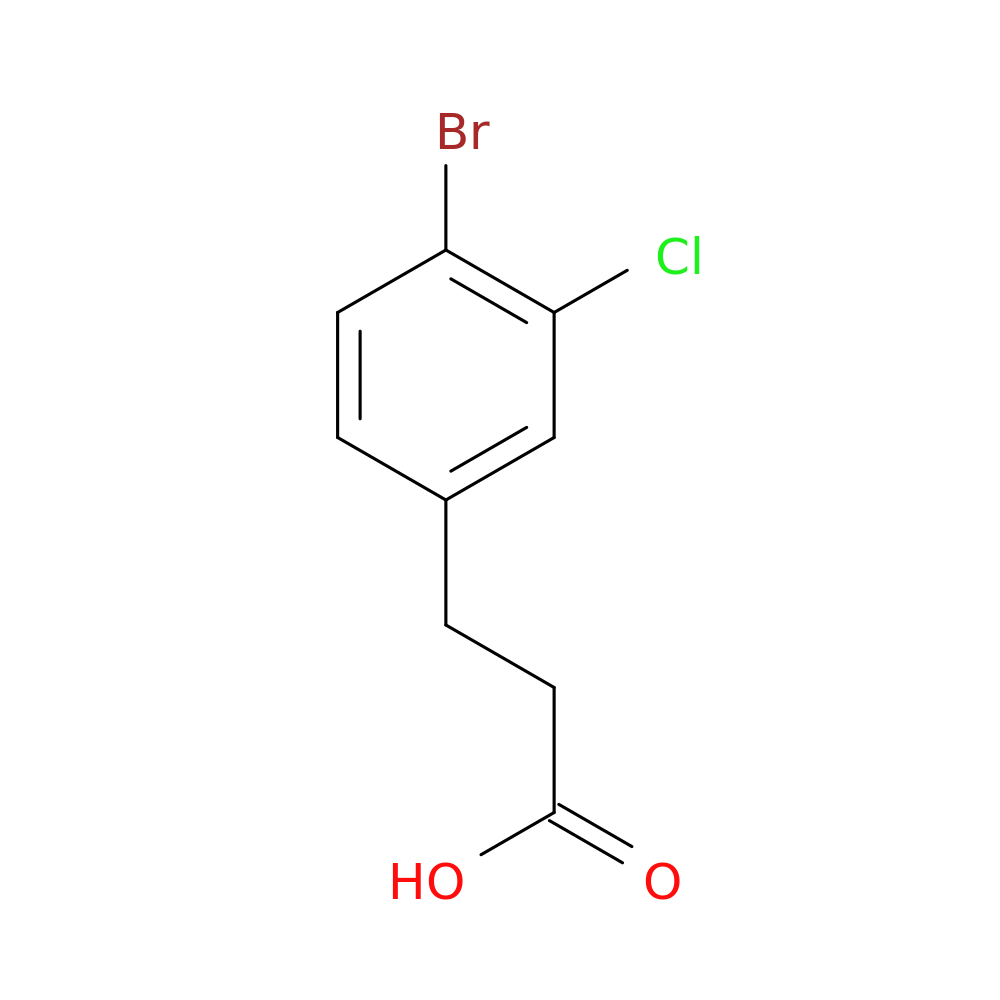 3-(4-BROMO-3-CHLORO-PHENYL)-PROPIONIC ACID