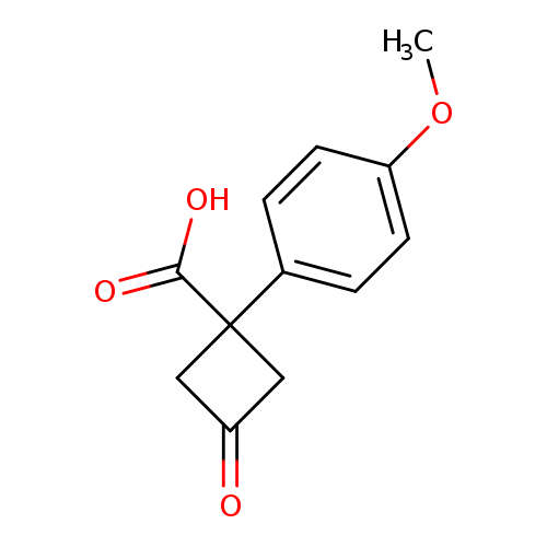 1-(4-Methoxyphenyl)-3-oxocyclobutanecarboxylic Acid