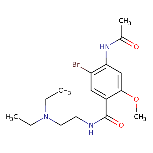 4-(ACETYLAMINO)-5-BROMO-N-[2-(DIETHYLAMINO)ETHYL]-2-METHOXYBENZAMIDE
