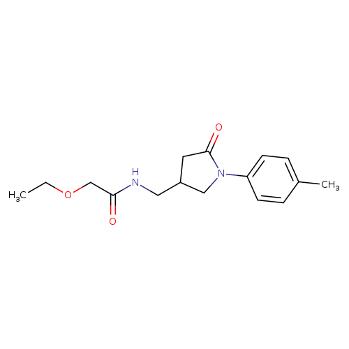 2-ethoxy-N-{[1-(4-methylphenyl)-5-oxopyrrolidin-3-yl]methyl}acetamide