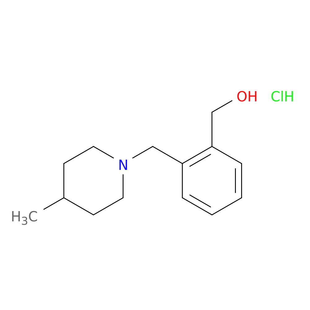 (2-((4-Methylpiperidin-1-yl)methyl)phenyl)methanol hydrochloride