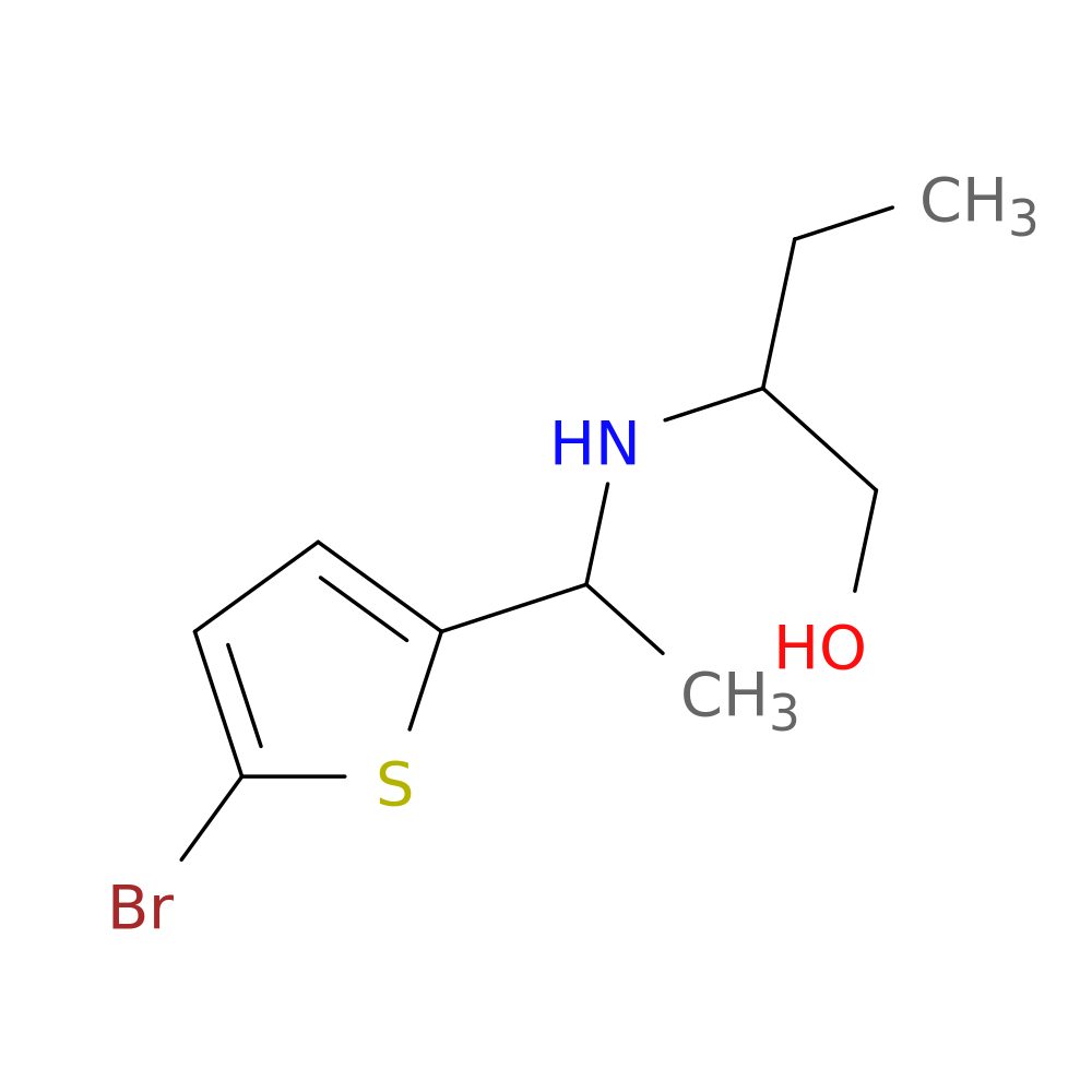 2-{[1-(5-bromothiophen-2-yl)ethyl]amino}butan-1-ol