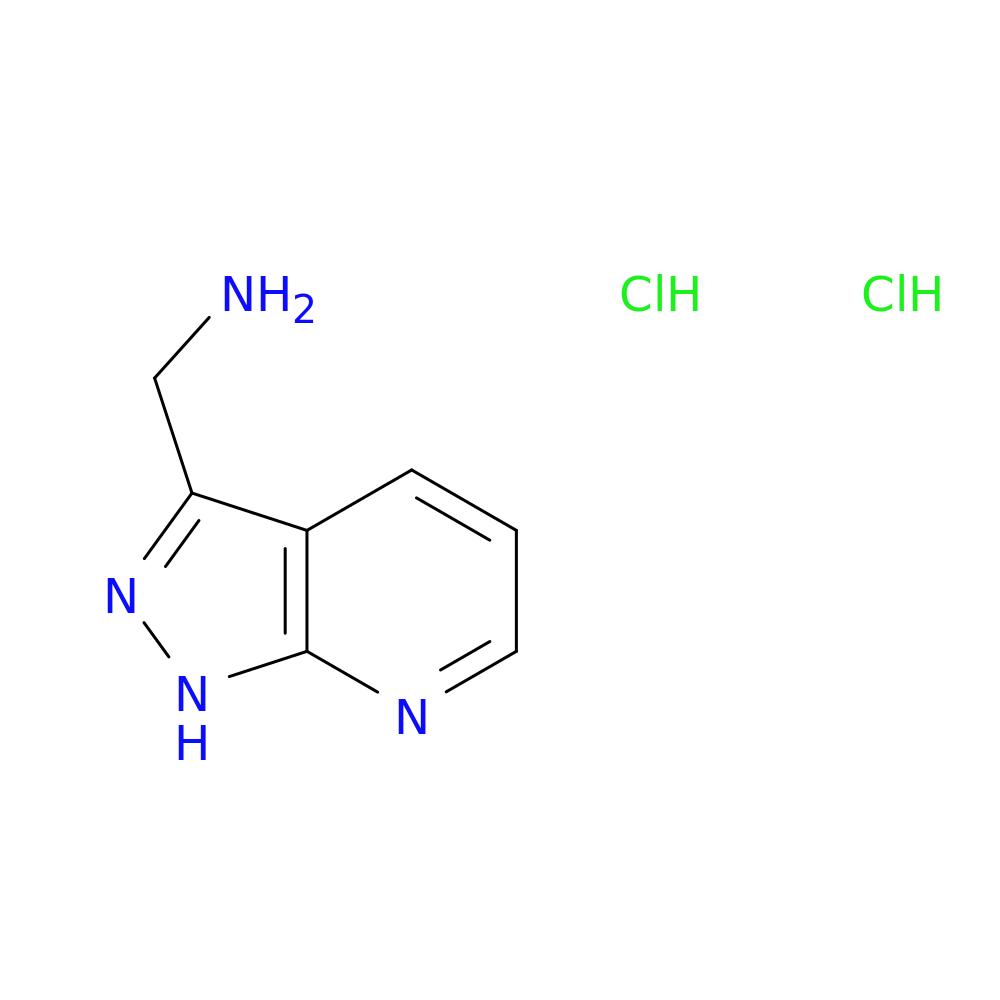 (1H-pyrazolo[3,4-b]pyridin-3-ylmethyl)amine dihydrochloride