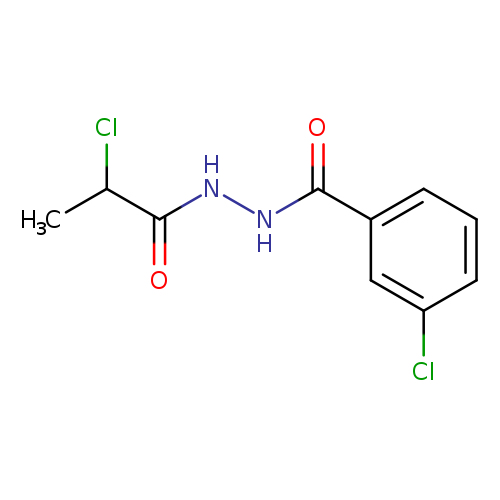 3-chloro-N'-(2-chloropropanoyl)benzohydrazide