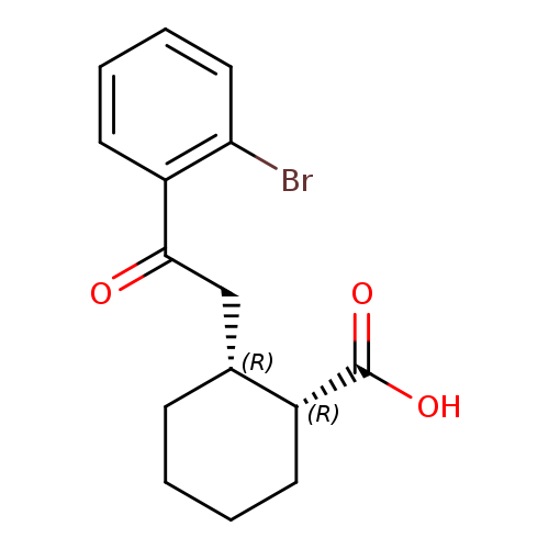 cis-2-[2-(2-Bromophenyl)-2-oxoethyl]cyclohexane-1-carboxylic acid
