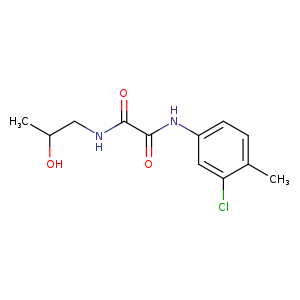 N'-(3-chloro-4-methylphenyl)-N-(2-hydroxypropyl)ethanediamide