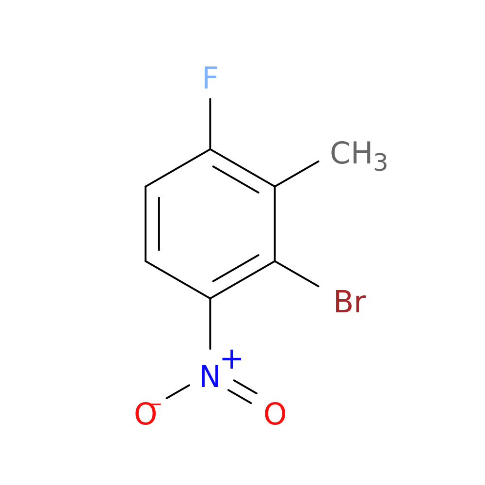 2-Bromo-4-fluoro-3-methyl-1-nitrobenzene