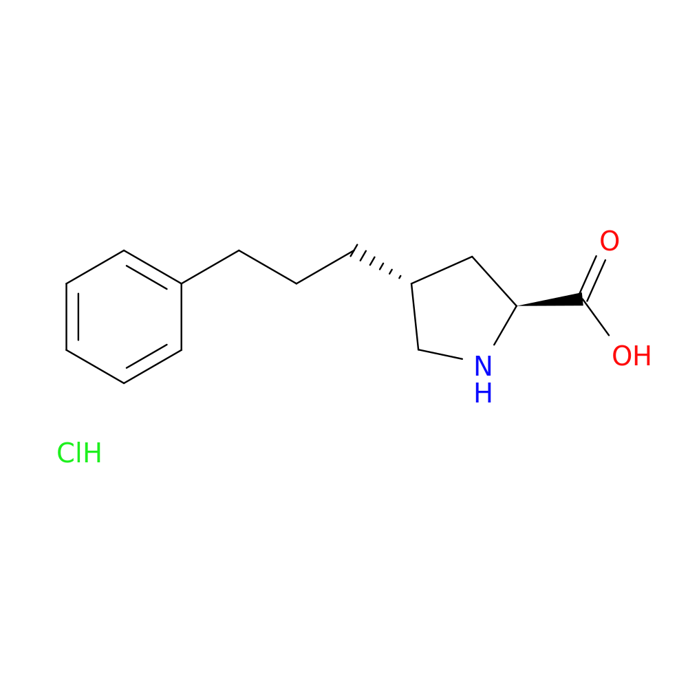 (2S,4R)-4-(3-Phenylpropyl)pyrrolidine-2-carboxylic acid hydrochloride