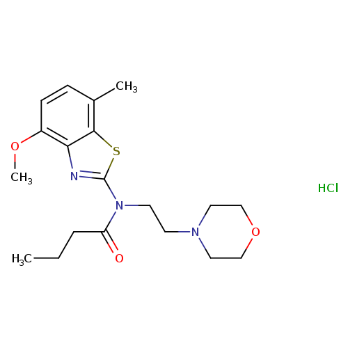 N-(4-methoxy-7-methyl-1,3-benzothiazol-2-yl)-N-[2-(morpholin-4-yl)ethyl]butanamide hydrochloride