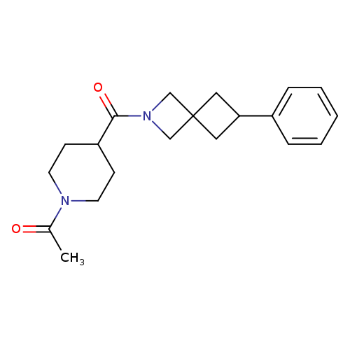 1-(4-{6-phenyl-2-azaspiro[3.3]heptane-2-carbonyl}piperidin-1-yl)ethan-1-one