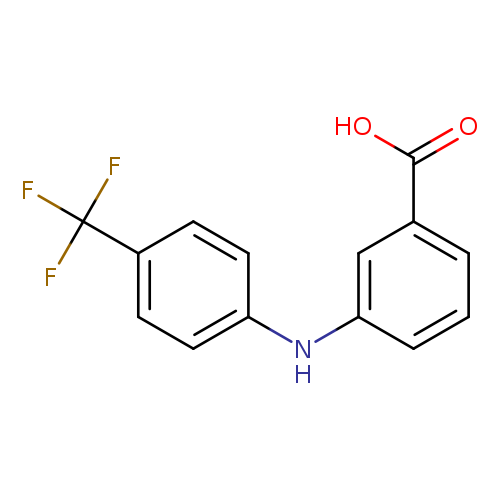 Benzoic acid, 3-[[4-(trifluoromethyl)phenyl]amino]-