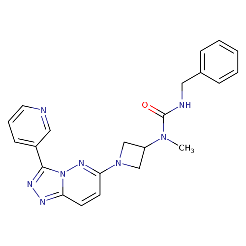 1-benzyl-3-methyl-3-{1-[3-(pyridin-3-yl)-[1,2,4]triazolo[4,3-b]pyridazin-6-yl]azetidin-3-yl}urea
