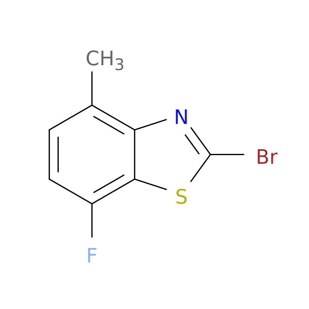 2-Bromo-7-fluoro-4-methylbenzothiazole