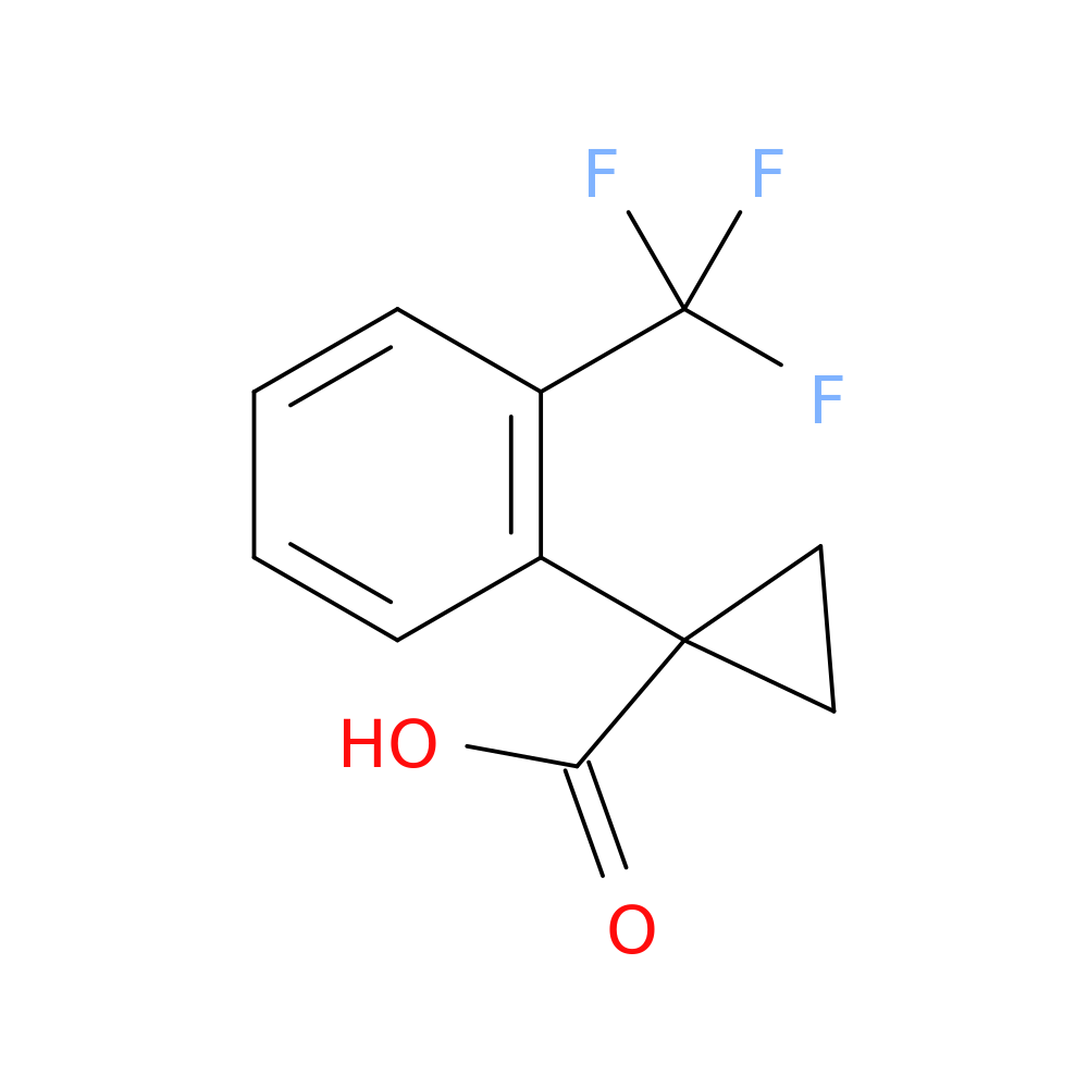 1-(2-(Trifluoromethyl)phenyl)cyclopropanecarboxylic acid