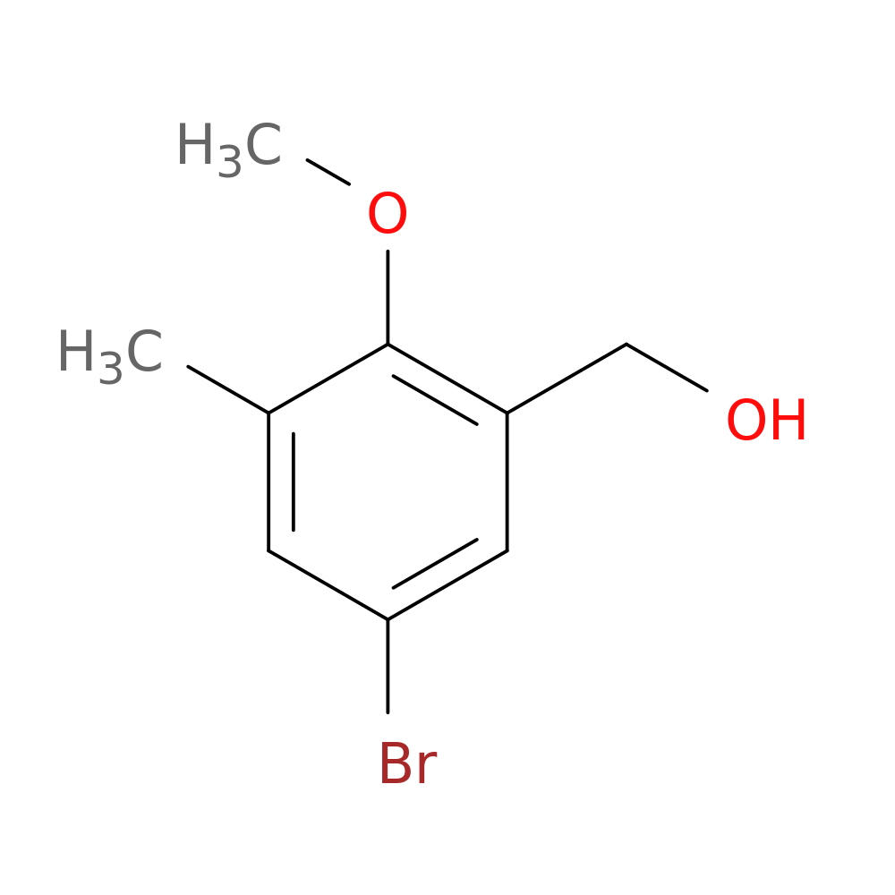5-Bromo-2-methoxy-3-methylbenzenemethanol