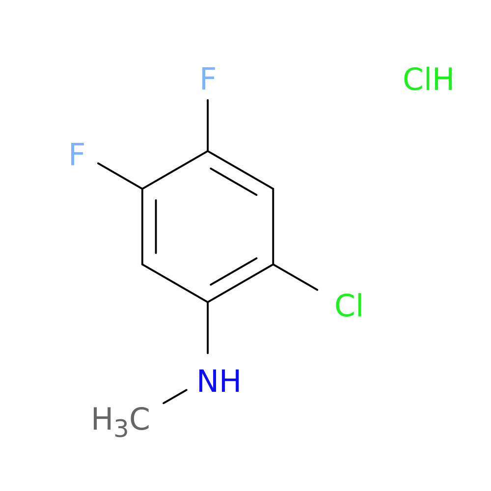 2-chloro-4,5-difluoro-N-methylaniline hydrochloride