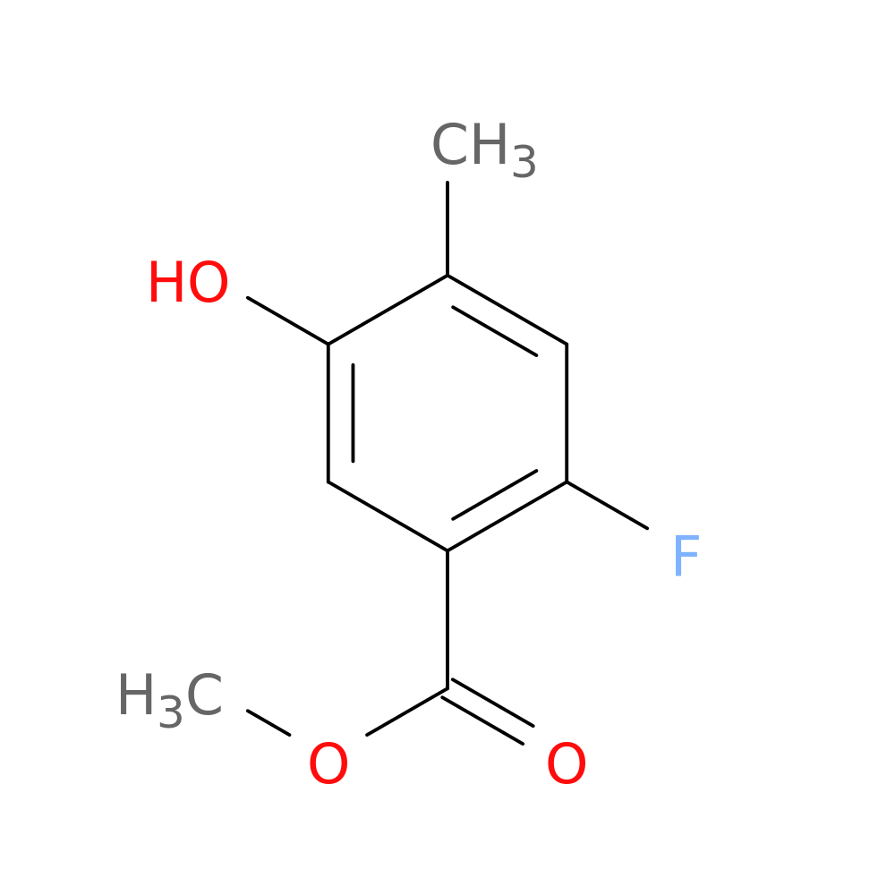 Methyl 2-fluoro-5-hydroxy-4-methylbenzoate