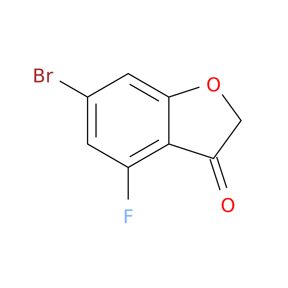 6-bromo-4-fluoro-2,3-dihydro-1-benzofuran-3-one