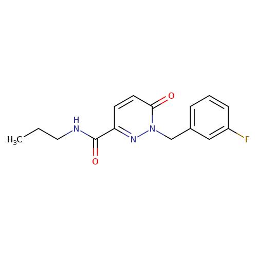 1-[(3-fluorophenyl)methyl]-6-oxo-N-propyl-1,6-dihydropyridazine-3-carboxamide