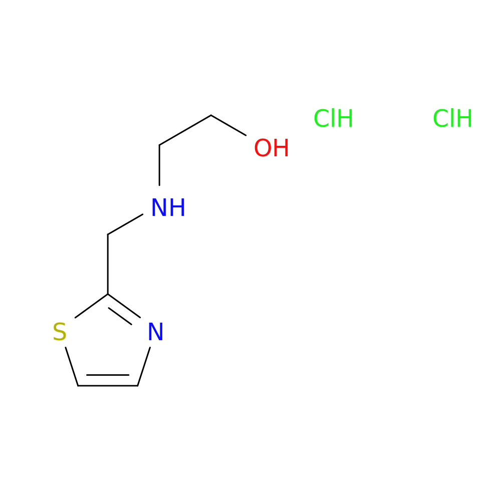 2-[(1,3-thiazol-2-ylmethyl)amino]ethanol dihydrochloride