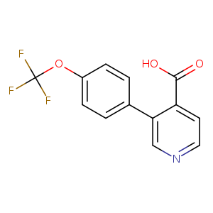 3-(4-Trifluoromethoxyphenyl)Isonicotinic acid