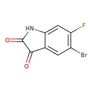 5-Bromo-6-fluoroindoline-2,3-dione