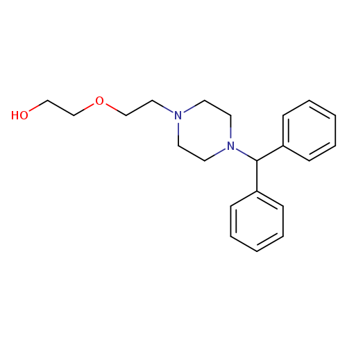 2-[2-(4-benzhydrylpiperazin-1-yl)ethoxy]ethanol