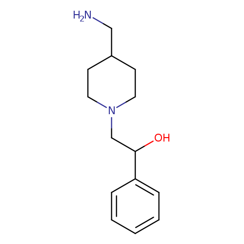 2-[4-(Aminomethyl)piperidin-1-yl]-1-phenylethan-1-ol