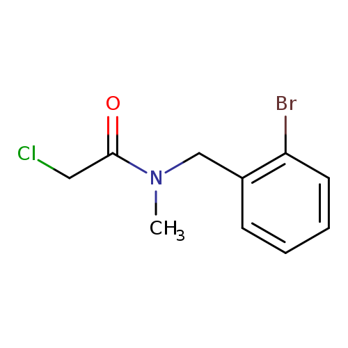 N-[(2-bromophenyl)methyl]-2-chloro-N-methylacetamide