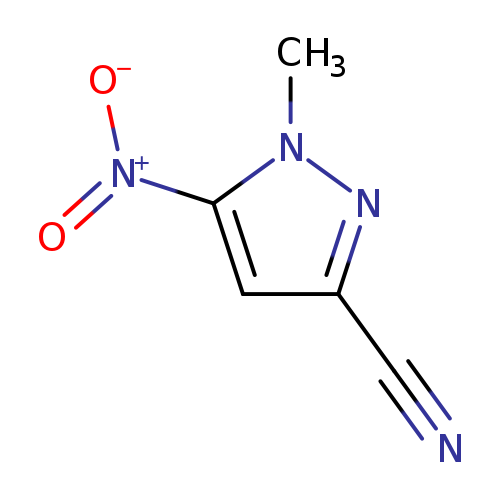 1-Methyl-5-nitro-1H-pyrazole-3-carbonitrile