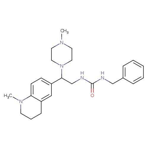 1-benzyl-3-[2-(1-methyl-1,2,3,4-tetrahydroquinolin-6-yl)-2-(4-methylpiperazin-1-yl)ethyl]urea
