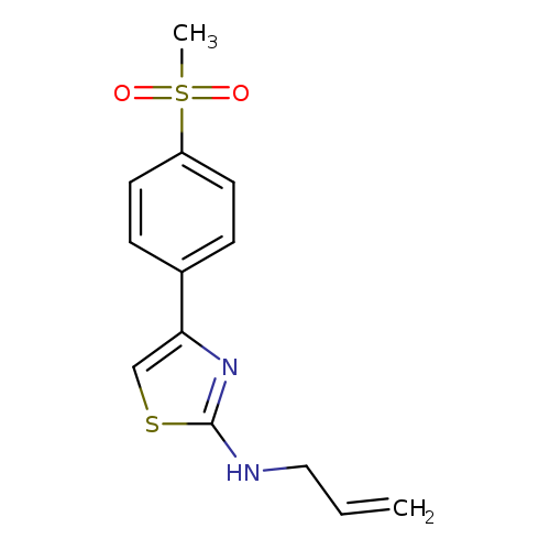 4-(4-methanesulfonylphenyl)-N-(prop-2-en-1-yl)-1,3-thiazol-2-amine