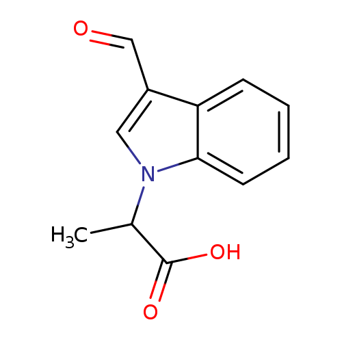 2-(3-Formyl-1H-indol-1-yl)propanoic acid