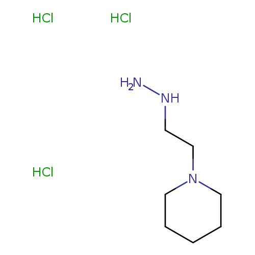 1-(2-hydrazinylethyl)piperidine trihydrochloride