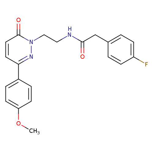 2-(4-fluorophenyl)-N-{2-[3-(4-methoxyphenyl)-6-oxo-1,6-dihydropyridazin-1-yl]ethyl}acetamide