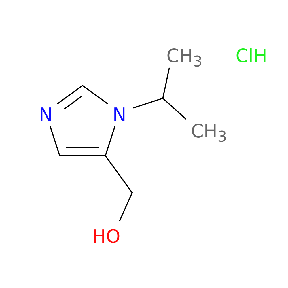(1-isopropyl-1H-imidazol-5-yl)methanol hydrochloride