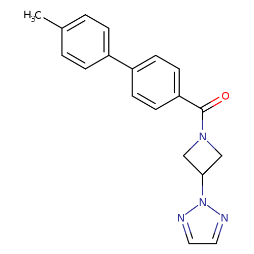 2-(1-{4'-methyl-[1,1'-biphenyl]-4-carbonyl}azetidin-3-yl)-2H-1,2,3-triazole