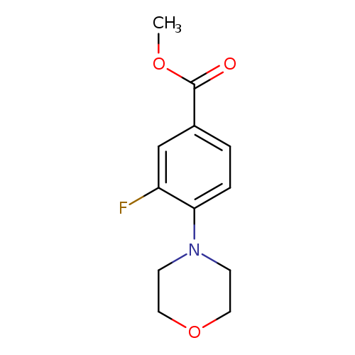 Methyl 3-fluoro-4-morpholinobenzoate