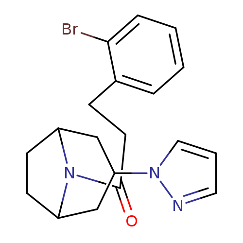 3-(2-bromophenyl)-1-[3-(1H-pyrazol-1-yl)-8-azabicyclo[3.2.1]octan-8-yl]propan-1-one