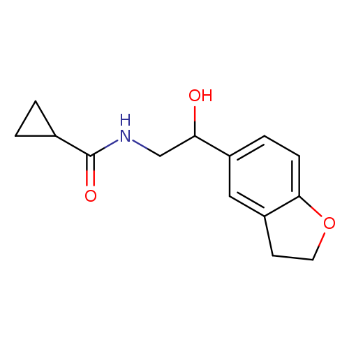 N-[2-(2,3-dihydro-1-benzofuran-5-yl)-2-hydroxyethyl]cyclopropanecarboxamide